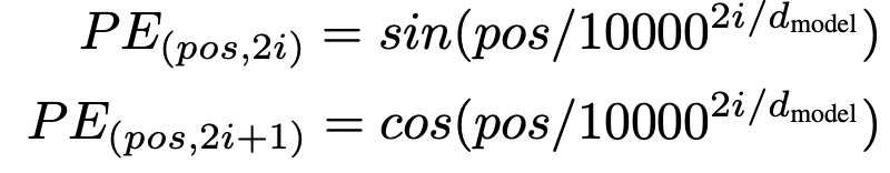 positional encoding